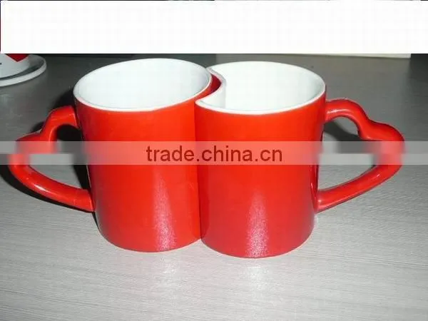 heart shape ceramic mug with handle heart shape drinking mug