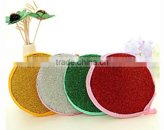 Q100 Plastic kitchen cleaning sponge brush