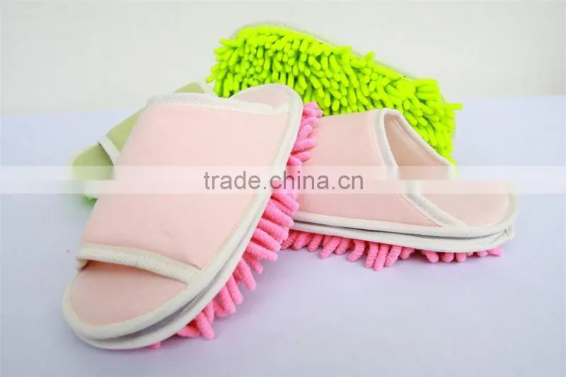 Slipper Genie Microfiber Cleaning Slippers/Cleaning Slippers