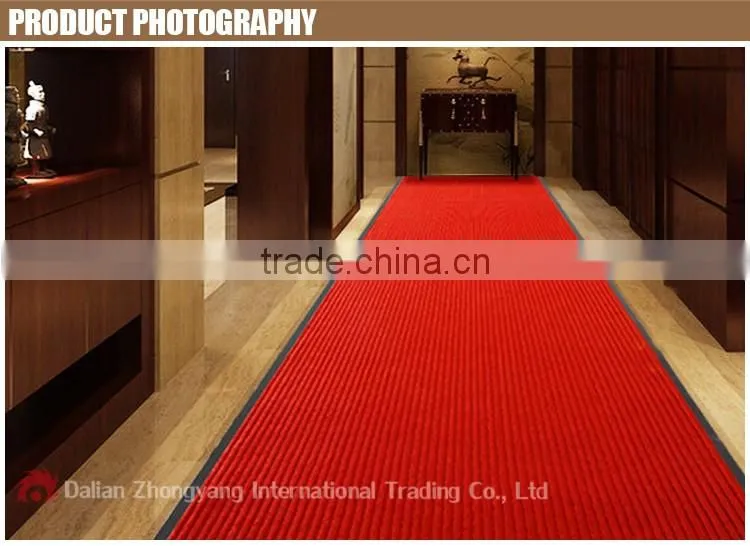 exhibition needle punched polypropylene wall to wall hotel carpet rug