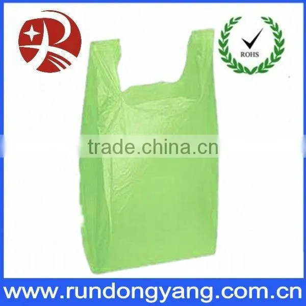 Customize wholesale HDPE/LDPE vest T shirt plastic bag