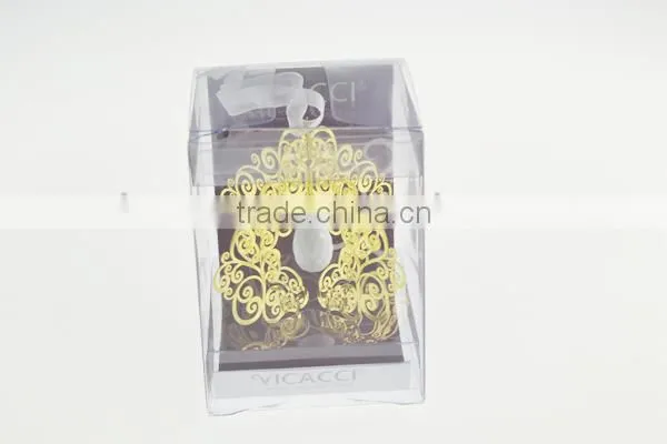 Hot Sale Metal Christmas Hanging Ornament Stand with Crystals from SWAROVSKI Octagonal Pendant WS331-SS10107S