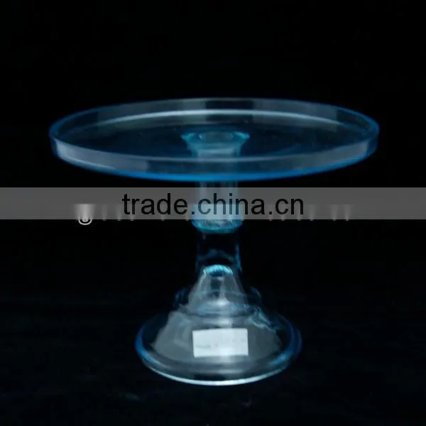 electroplating coloed cake stand with stem