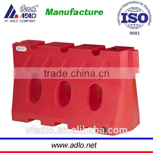 China factory expandable crowed plastic parking water filled barrier