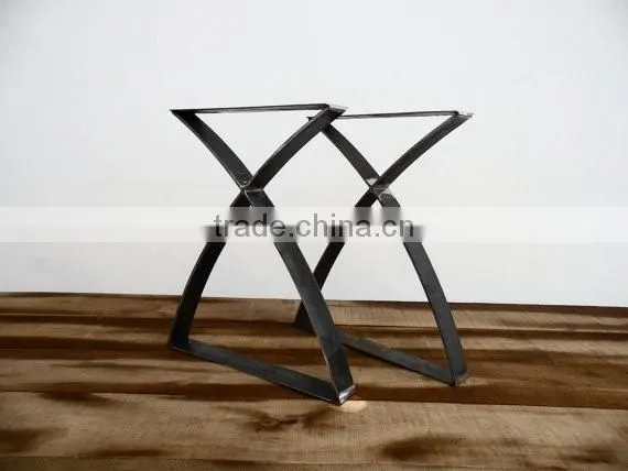 New style 28 inch black powder coated iron display table leg