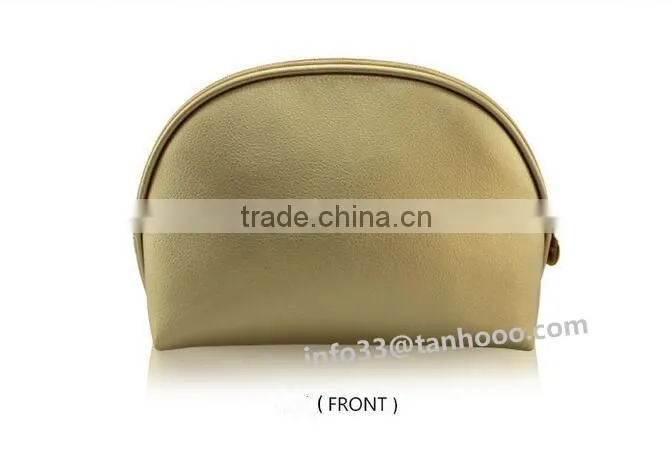 promotion fashional travel leather cosmetic bag
