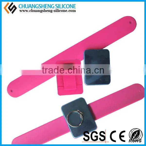 good-looking square magnet silicone bracelet