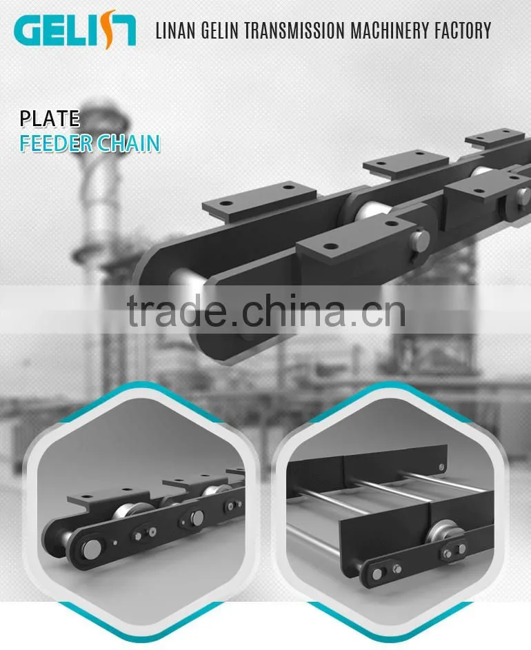 BWJ heat treatment alloy steel industrial apron feeder Conveyor Chain