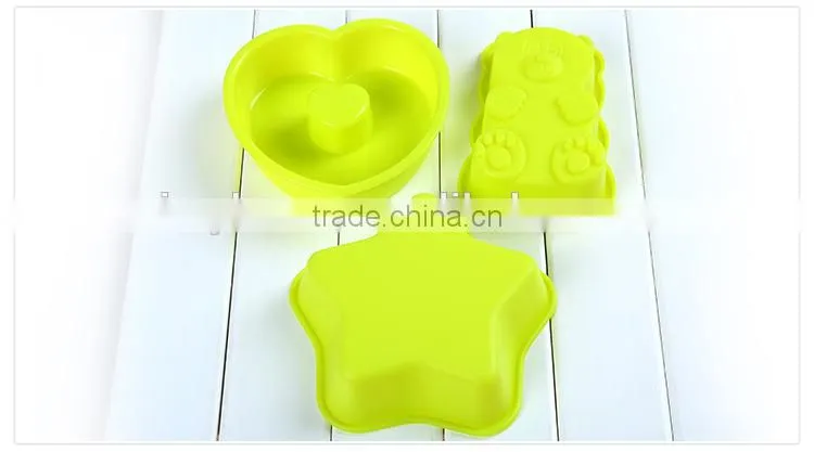 DIY cake mold silicone cute shape cookie mould
