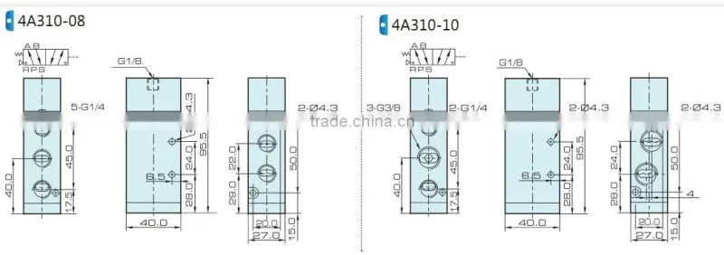 4V300series Control Valves with high quality