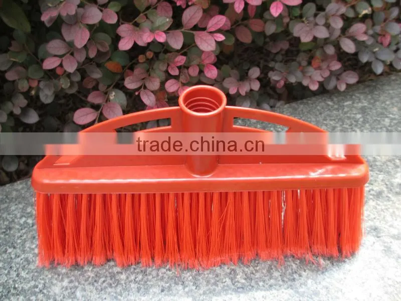 Recycled soft bristle sweeping broom