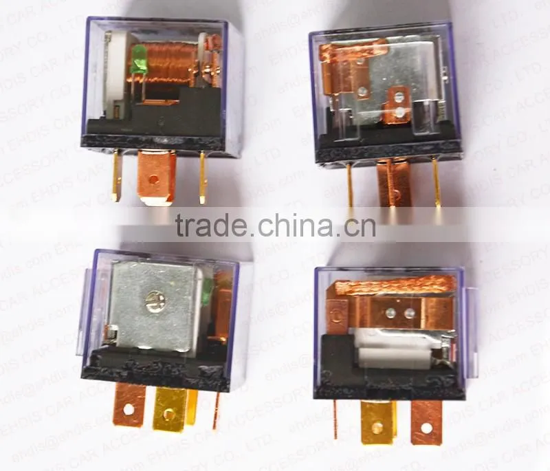 Integrate Waterproof Relay Vehicle 12Volt 100A Transparent Relay SPDT 5 Pins