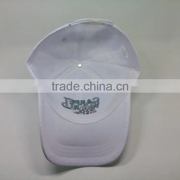 custom cotton 6 panel baseball caps hats with 3D embroidery logo