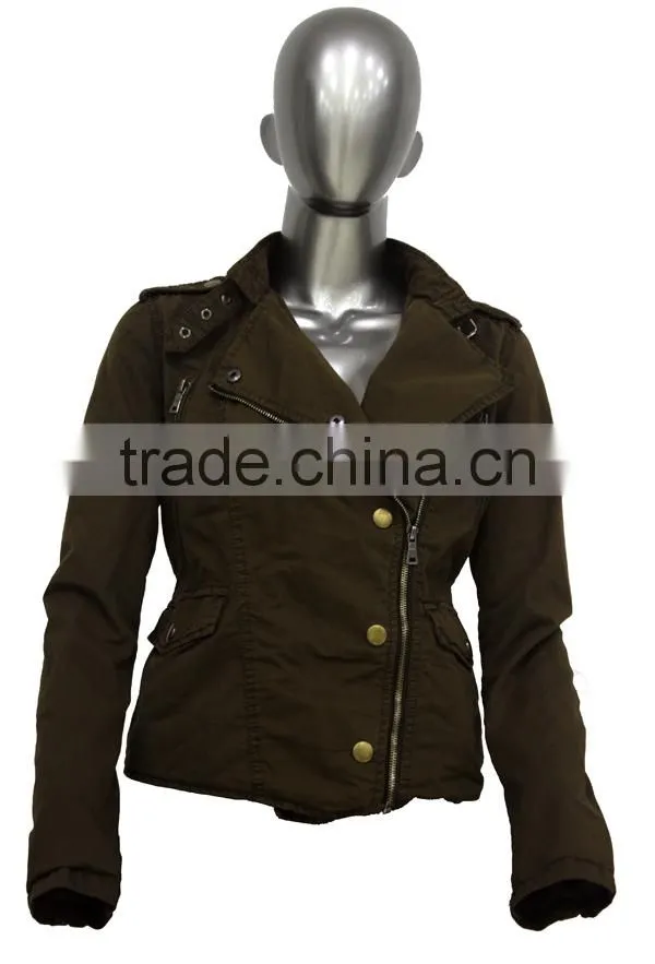 ALIKE jacket woman garment dye jacket wholesale