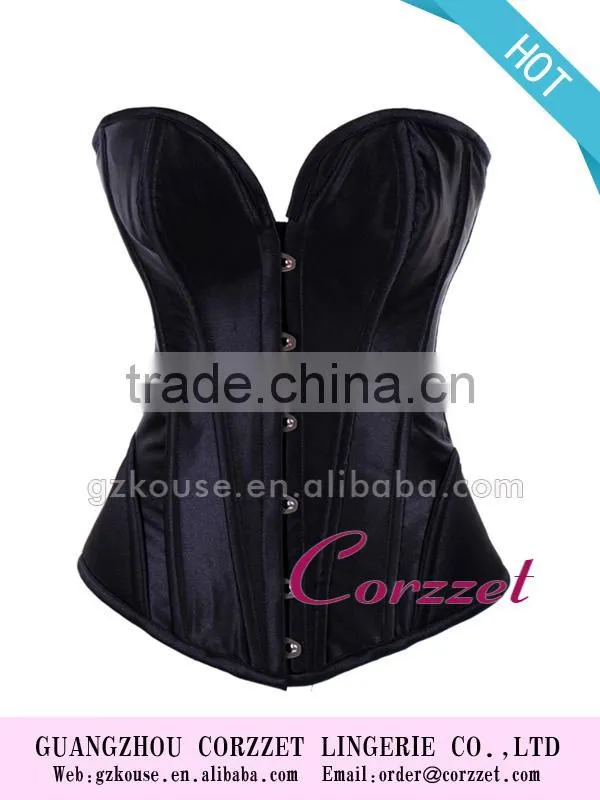 Satin Overbust Steel Bone Wholesale Corset Busk