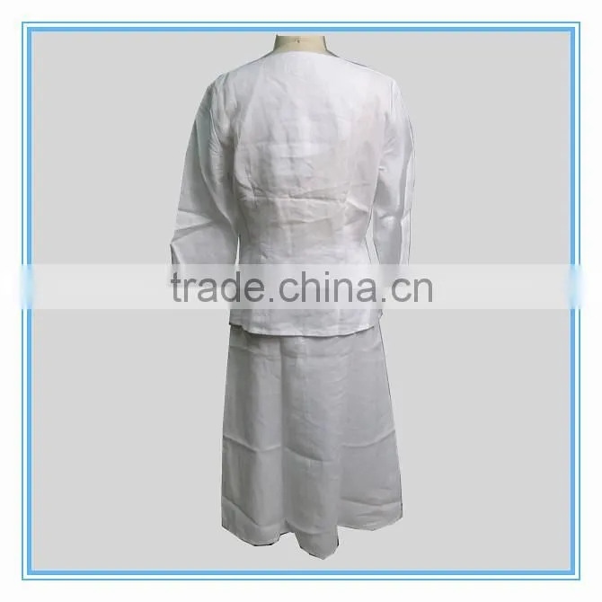 New Arrival Spring Church Wear Ladies Suit Skirt And Blouse
