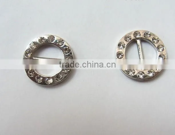 Hot sale shoes buckle with crystal inlayed,garment accessory charms for bra jewelry