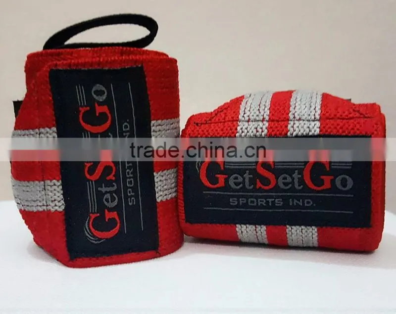 2016 Custom Weight lifting Fitness Wrist Wraps