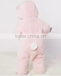 Baby winter climb suit plush animal baby romper