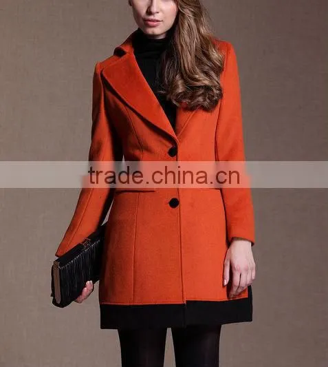 Autumn/ Winter women long coat turkey / women's Coat keep warm