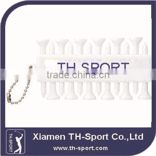 golf tee holder with 12pcs golf tees 3pcs ball markers