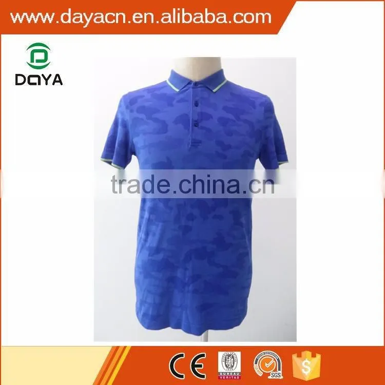Customize Fashionable jacquard Men Short Sleeve seamless T-Shirts