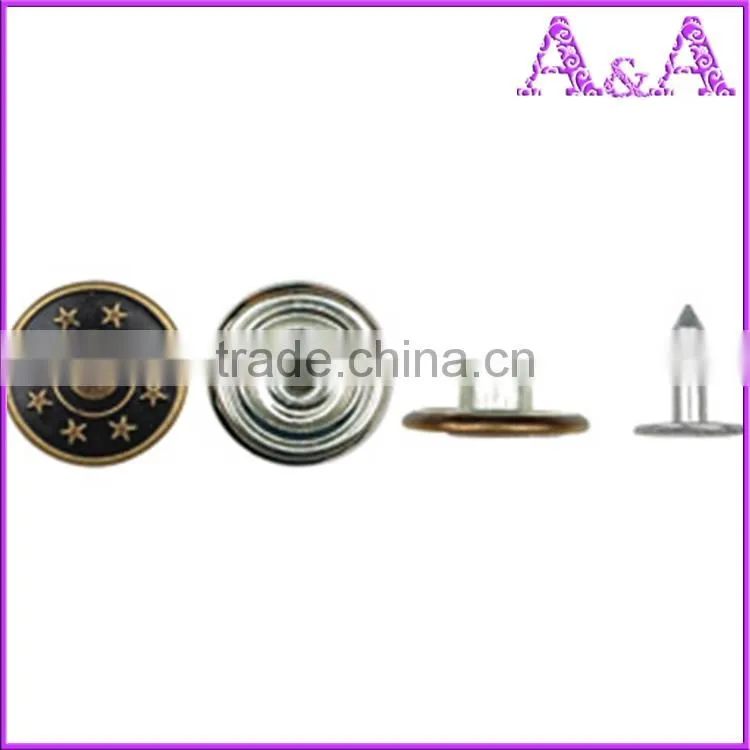 Factory Supply Fashion Painted Jean Buttons(Come to my shop see other Jean button design)