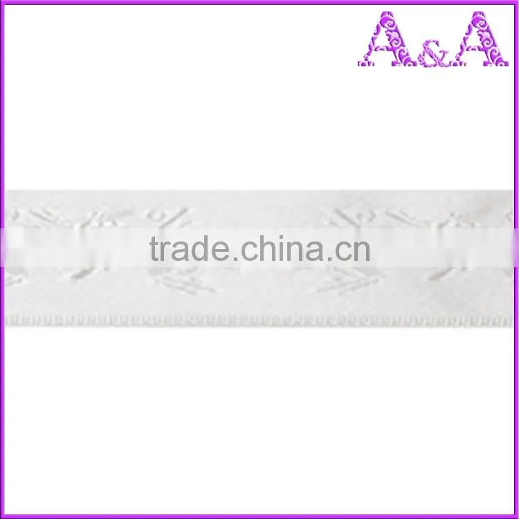 Wholesale custom decorative plyester satin multi color ribbon