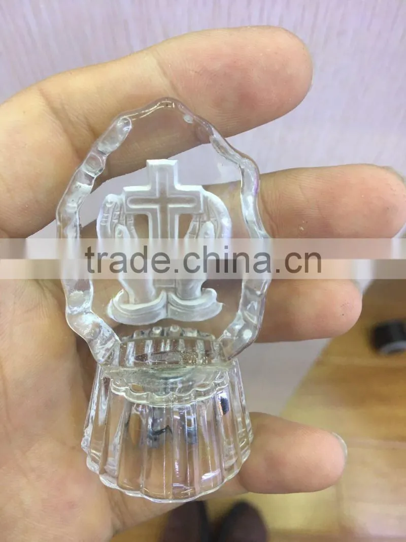 Wholesale Glitta Fashion wedding gifts for guests Christianity Jesus Christian crystal gift wedding favors JC-CC-01