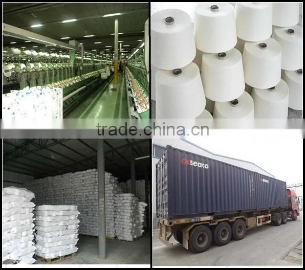 100% spun polyester yarn Ne 16s 21s 32s
