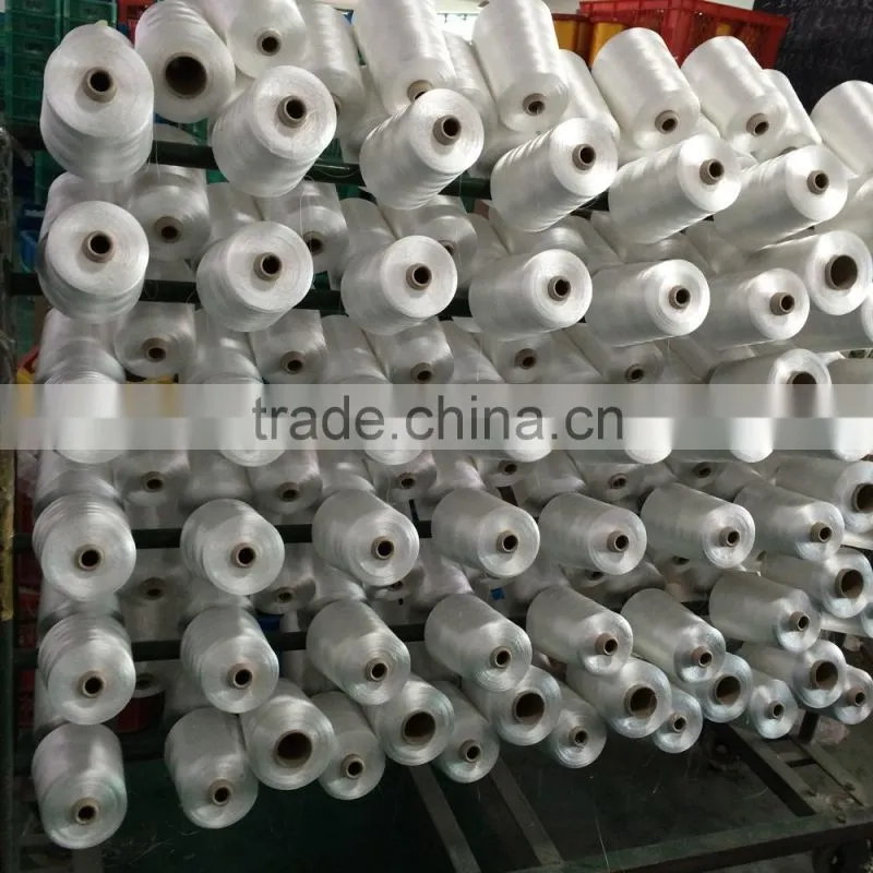 100% polyester embroidery thread 120D/2 raw white