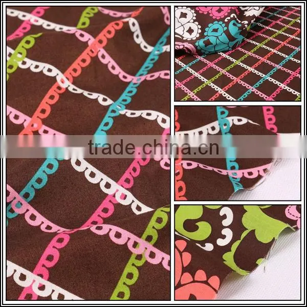 Fashion Printed Cotton Bed Sheet Fabric Textiles