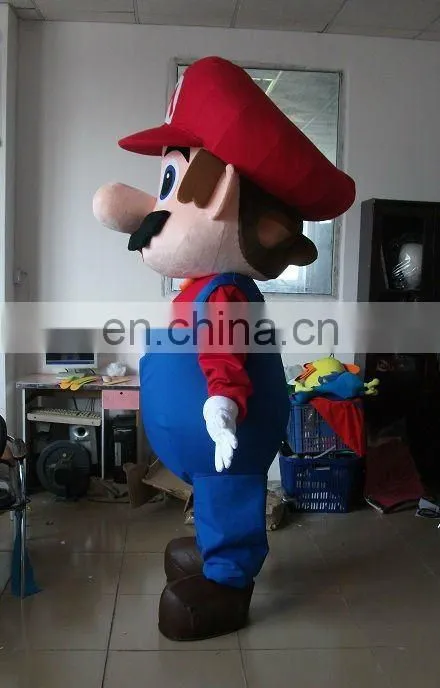 NO.4432 Luigi's brother mario mascot costume