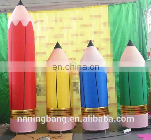 hot commercial advertising inflatable pencil for sale