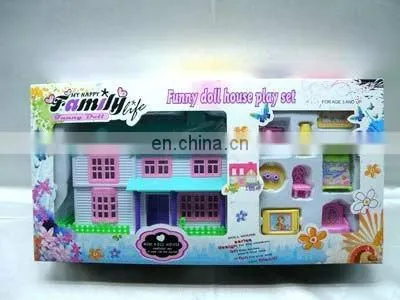 hot sale new 3d model luxury prefab villa furniture toy house toy