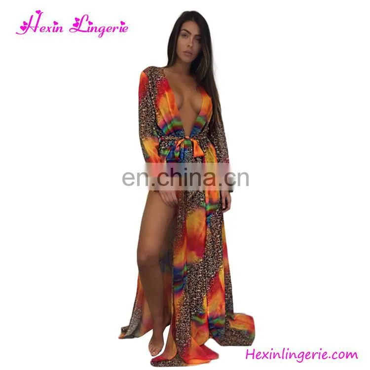Wholesale Sexy Ladies Swimwear Black Tie Bandage Beach Cover Ups