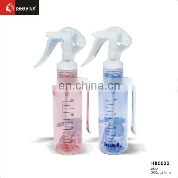 beauty salon products high quality elegant design plastic water bottle