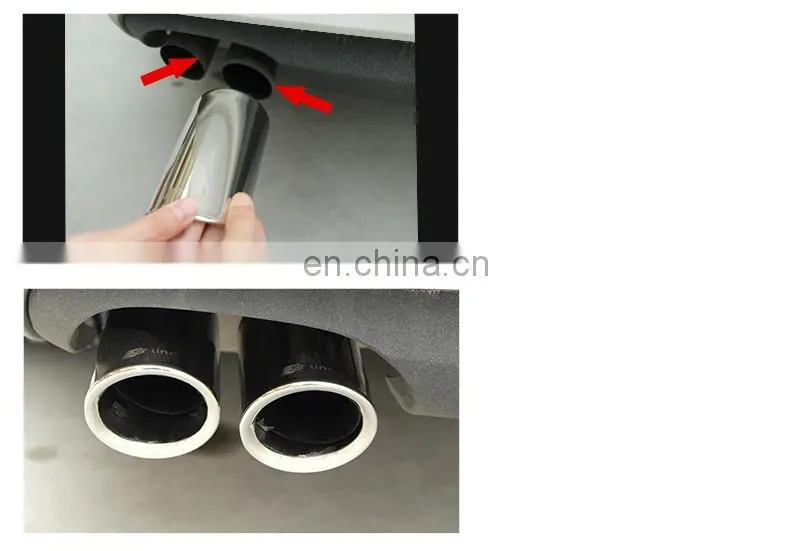 A6L exhaust tip Q3Q5Q7A3A5 original exhaust pipe modified A4L exhaust tip