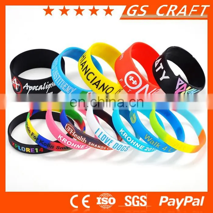 silicone hand bands, silicone wrist bands, new designs diy silicone loom bands