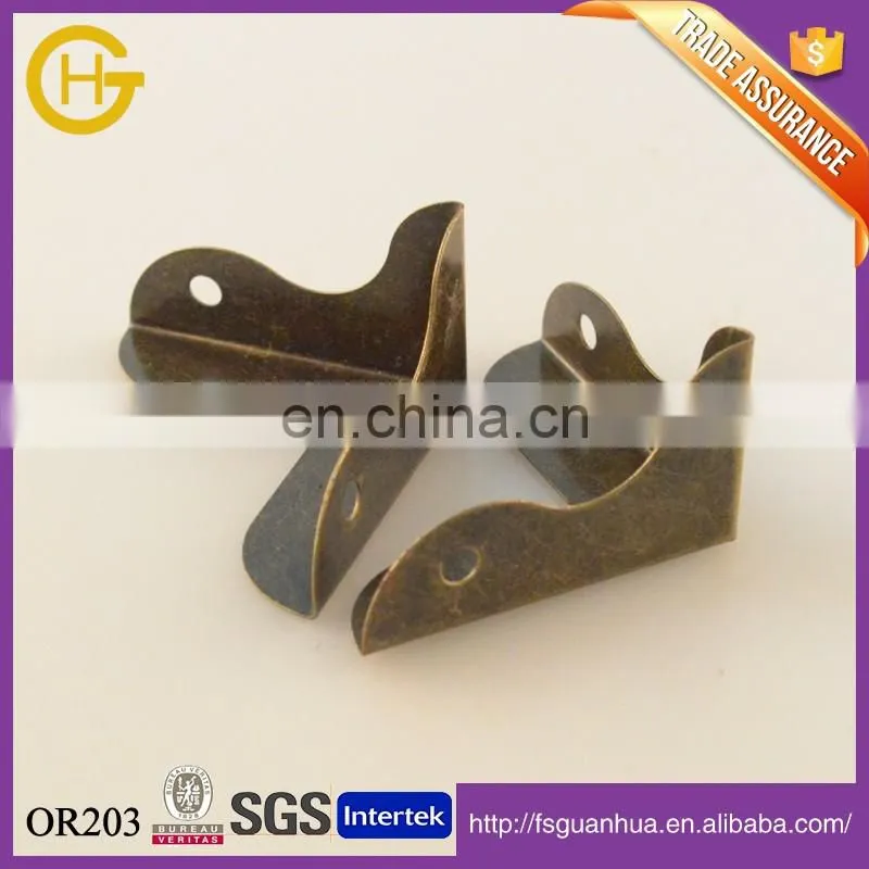 For book antique brass metal corner protector