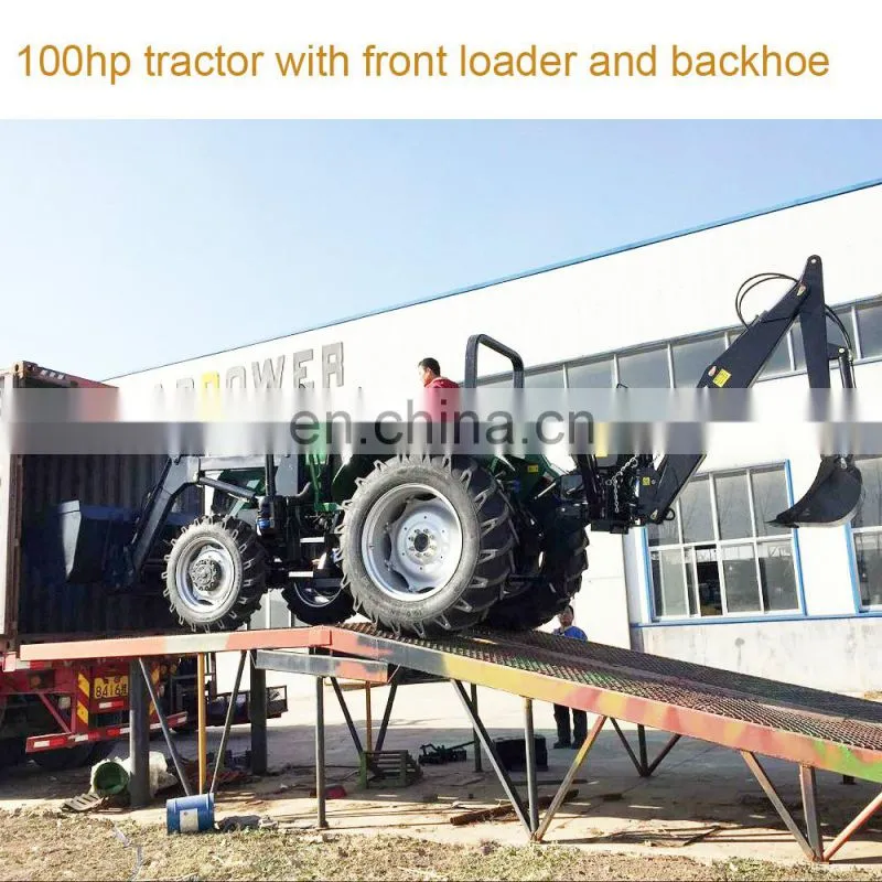 4wd 100hp multi-purpose farm mini tractor