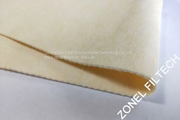 fiber glass blended with polyester fiber needle felt filter cloth for dust collection