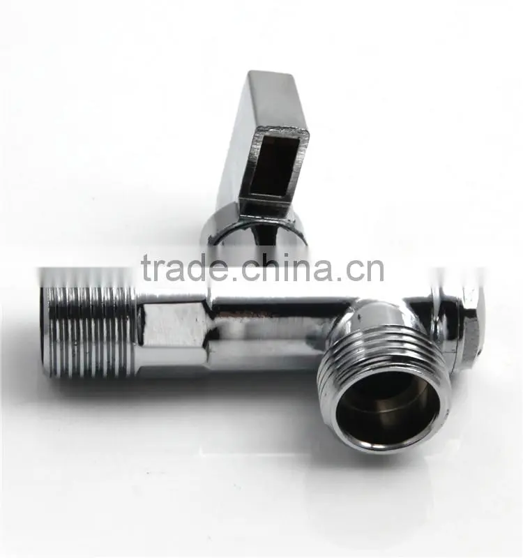 Brass water shutoff drain flush valve with G1/2" male thread