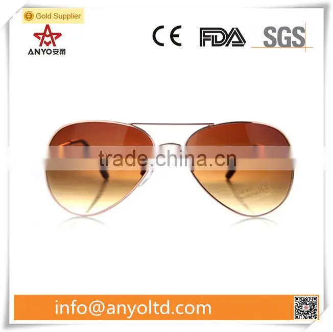 Metal frame UV400 sunglasses