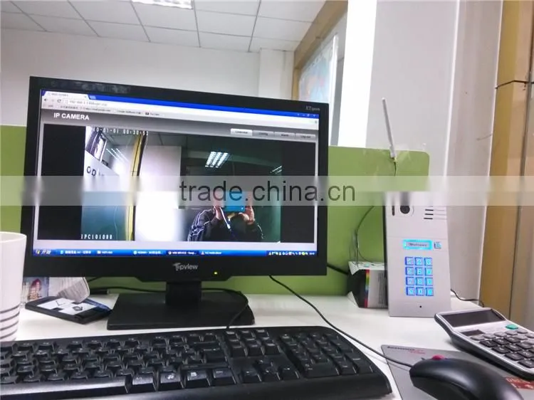 Night Vision Motion Detect Function IP Smart Home WiFi Video Door Phone with Free Android IOS APP for Remote Unlocking Your Door