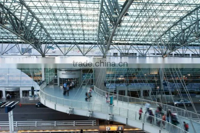 China long span light steel space frame airport terminal