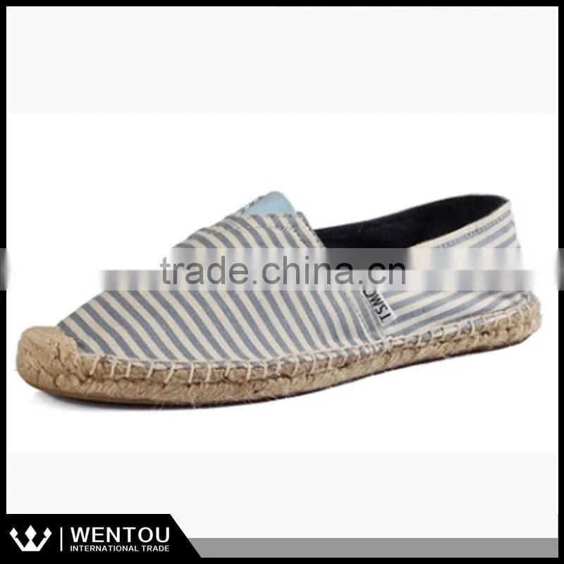 Jet set Casual Slip On Canvas Stripe Espadrille