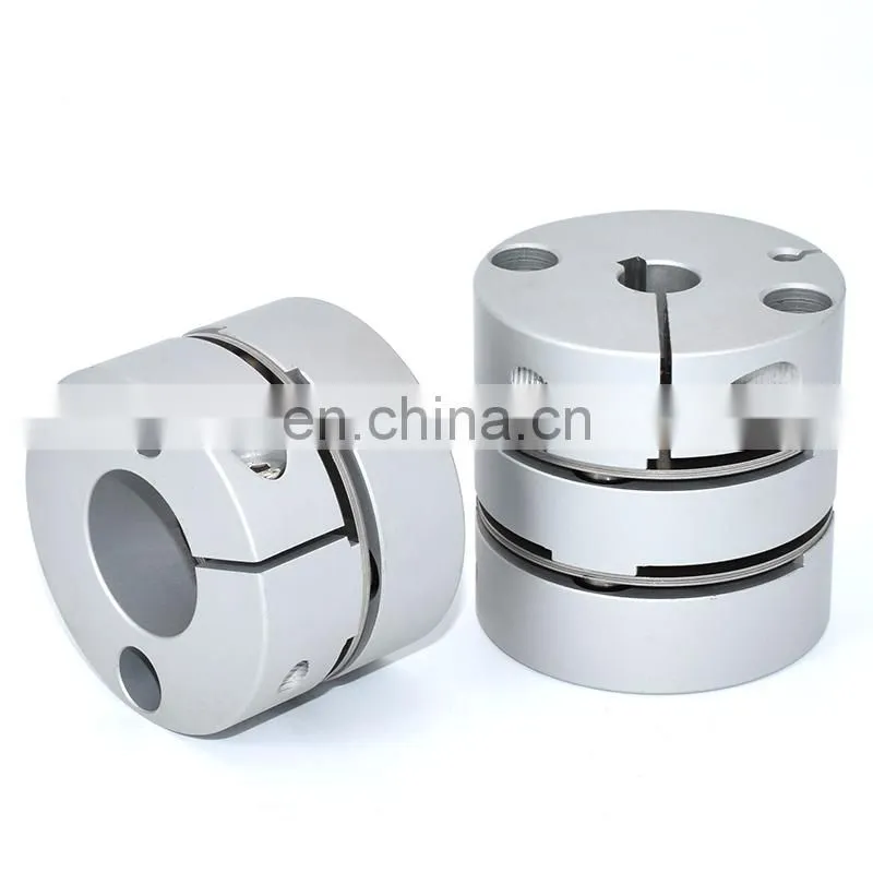 China strength factory aluminum alloy high sensitivity double diaphragm clamp series coupling