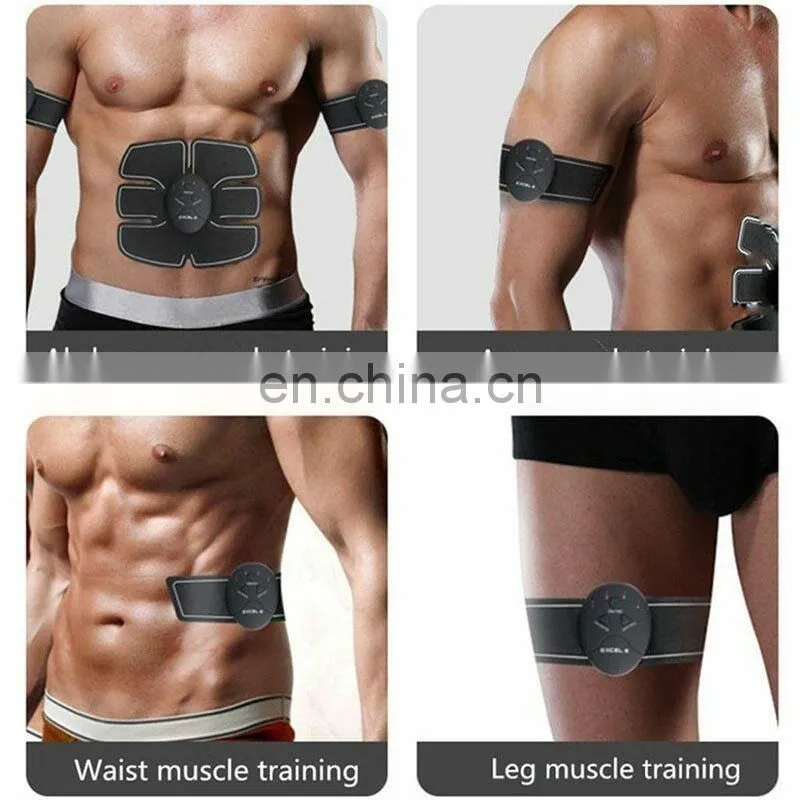 Ultimate EMS AB & Arms Muscle Simulator ABS Training Home Abdominal Trainer Set