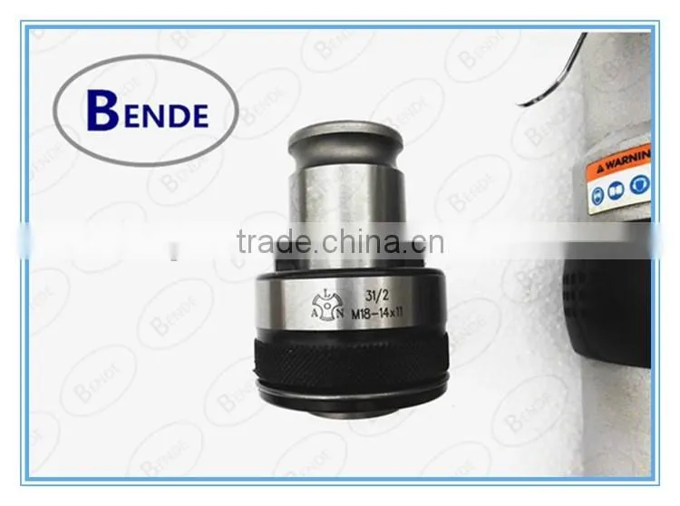Torque protection air tapping machine collet